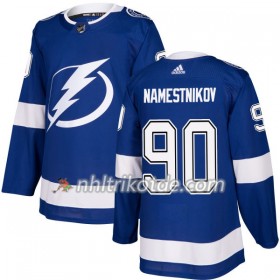 Tampa Bay Lightning Trikot Vladislav Namestnikov 90 Adidas 2017-2018 Blau Authentic - Herren